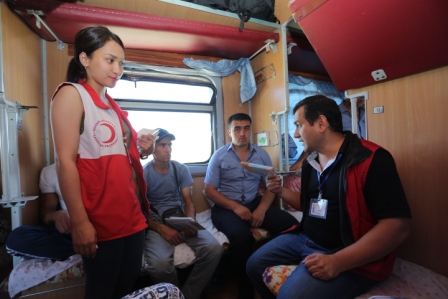 Акция «Поезд гуманности: здоровье мигрантов» стартовала в Душанбе