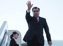 Президент Таджикистана с официальным визитом отбыл в Минск