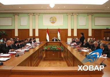 Очередное заседание Правительства Таджикистана