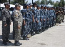 Глава МВД Таджикистана проинспектировал ударную роту ОМОН
