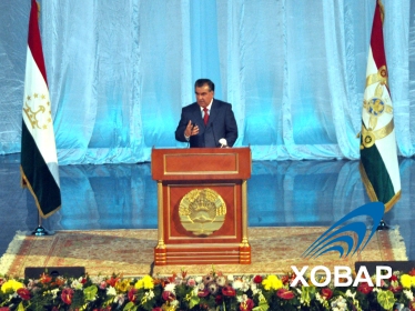 Выступление Э.Рахмона по случаю 20-летия Государственной независимости Республики Таджикистан