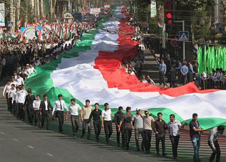 Парад в честь 20-летия независимости Таджикистана (фото)