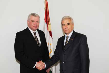 Встреча Первого заместителя Министра иностранных дел Республики Таджикистан с Послом России в Таджикистане