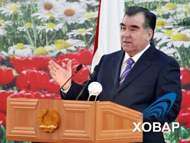 Выступление Э. Рахмона на церемонии открытия Государственного учреждения «Центр обучения взрослых Таджикистана»