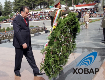 Торжества в честь дня Победы в г. Душанбе