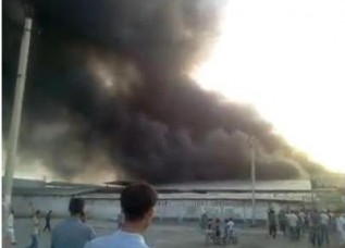 В результате пожара на рынке «Корвон» есть человеческие жертвы