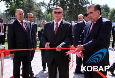 Открытие инновационной лаборатории в Душанбе