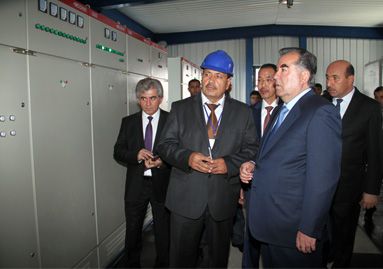 Цементный завод города Душанбе возобновил свою деятельность