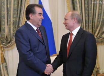 Путин поздравил Рахмона с переизбранием на пост президента Таджикистана
