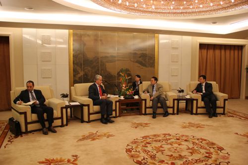 Встреча Посла Таджикистана в МИД КНР