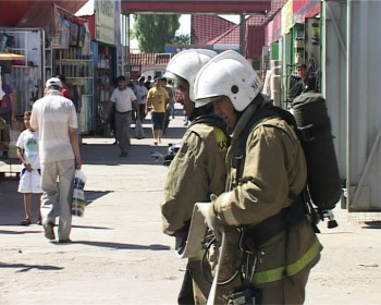 В Таджикистане начаты интенсивные проверки рынков на предмет противопожарной безопасности