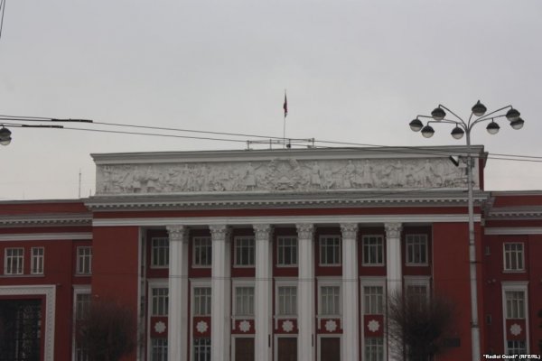 Символика СССР в столице современного Таджикистане