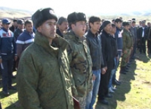 Солдаты и офицеры запаса из Хатлона были призваны на военные учения