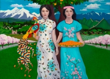 В Национальном музее Таджикистана презентована картина «Сад дружбы»
