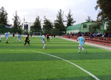 Первенство Куляба по мини-футболу на новом стадионе с искусственным покрытием