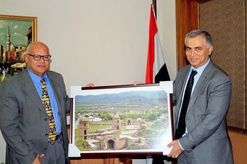 Встреча посла Таджикистана в МИД Египта
