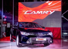 В Душанбе презентована новая модель Toyota Camry
