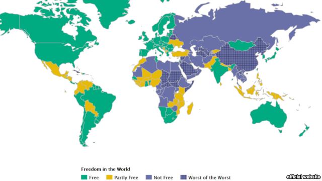 Freedom House: Таджикистан в списке «несвободных» стран