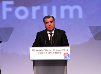 Выступление президента Таджикистана на Всемирном водном форуме