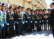 Офицеры и солдаты таджикской армии награждены медалями в Москве