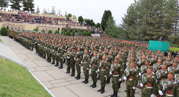 Парад Победы в Душанбе 