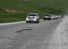 Автокараван Бури Каримова прибыл в Таджикистан