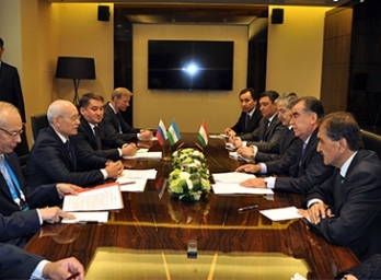 Президент Таджикистана провел беседу с главой Башкортостана