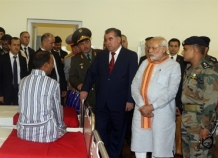 Премьер Индии посетил военный госпиталь Вооруженных сил Таджикистана