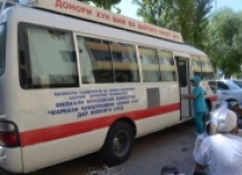 В Согде начали функционировать мобильные центры сдачи крови