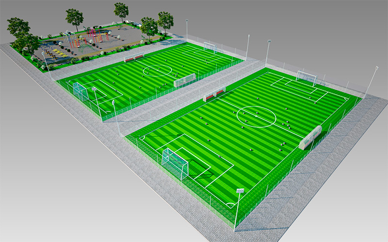 ФФТ построит два искусственных поля для мини-футбола в Кулябе