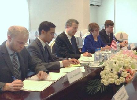 Глава МВД Таджикистана провел встречу с заместителем помощника Госсекретаря США