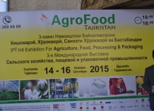 В Душанбе проходит международная выставка AgroFood Tajikistan-2015