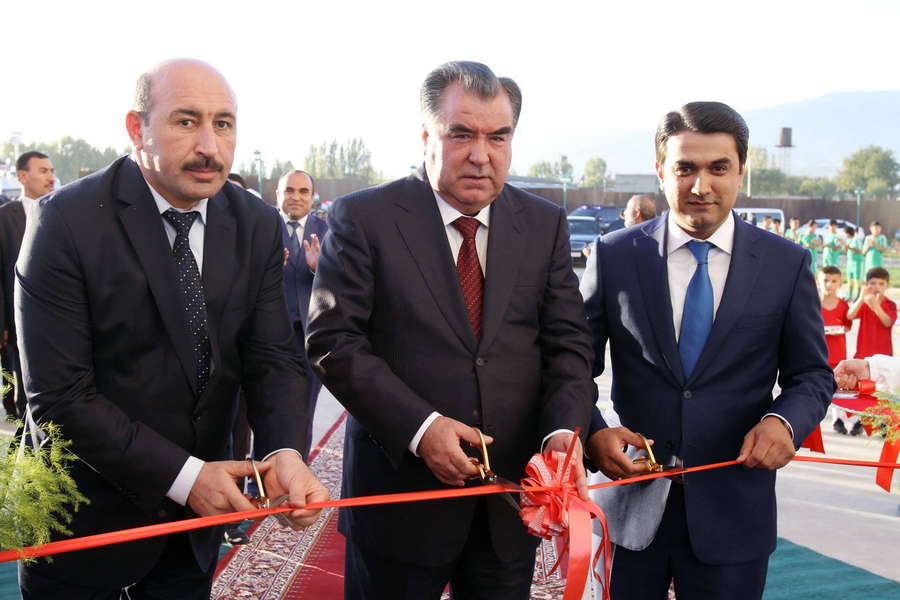 Открытие центрального стадиона Гиссарского района