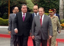 Видео как провожали президента Таджикистана в Пакистане