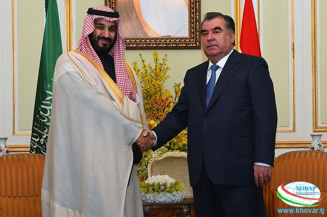 Эмомали Рахмон встретился с Заместителем Наследного Принца Саудовской Аравии