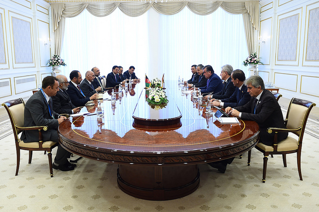Эмомали Рахмон встретился с Президентом Афганистана Мухаммадом Ашрафом Гани