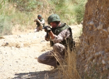Военнослужащие России и Таджикистана отрабатывают действия против условного противника в горах