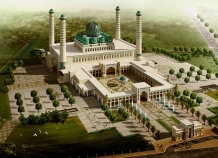 В Душанбе завершается строительство самой большой мечети в Центральной Азии