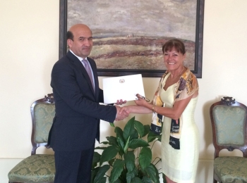Посол Таджикистана вручил копии верительных грамот МИД Чешской Республики