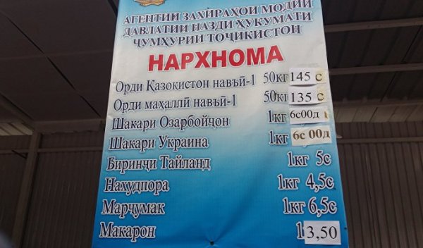Цены на продукты на рынках Душанбе подскочили минимум на 20%