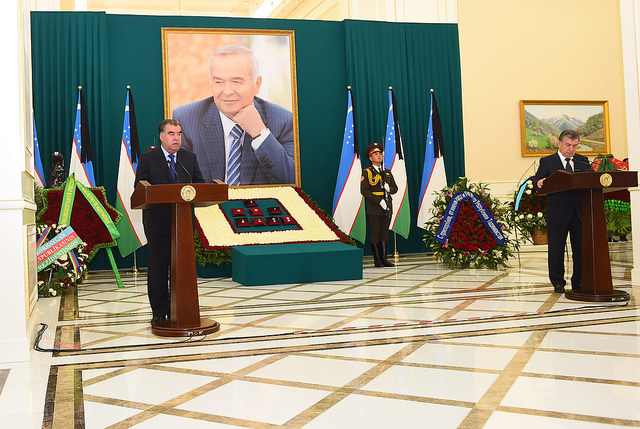 Эмомали Рахмон принял участие в церемонии прощания с Президентом Республики Узбекистан Исламом Каримовым