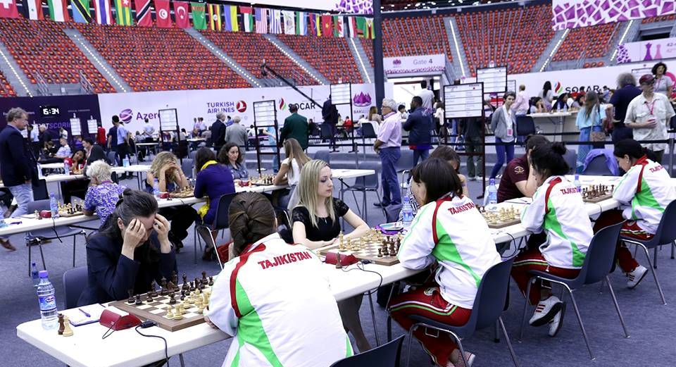 Женская команда Таджикистана обыграла Бельгию на шахматной олимпиаде