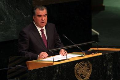 Президент Таджикистана выступит с трибуны ООН