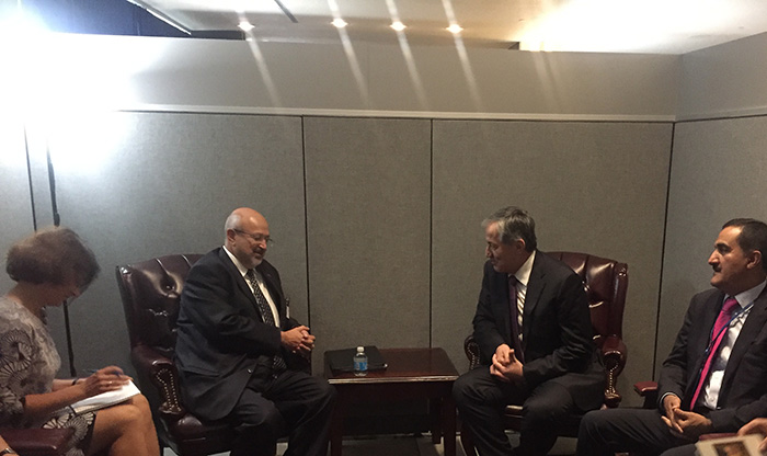 Глава МИД Таджикистана встретился в Нью-Йорке с Генсеком ОБСЕ