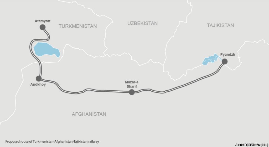 Бердымухаммедов проинспектировал строительство ж/д Туркменистан-Афганистан-Таджикистан