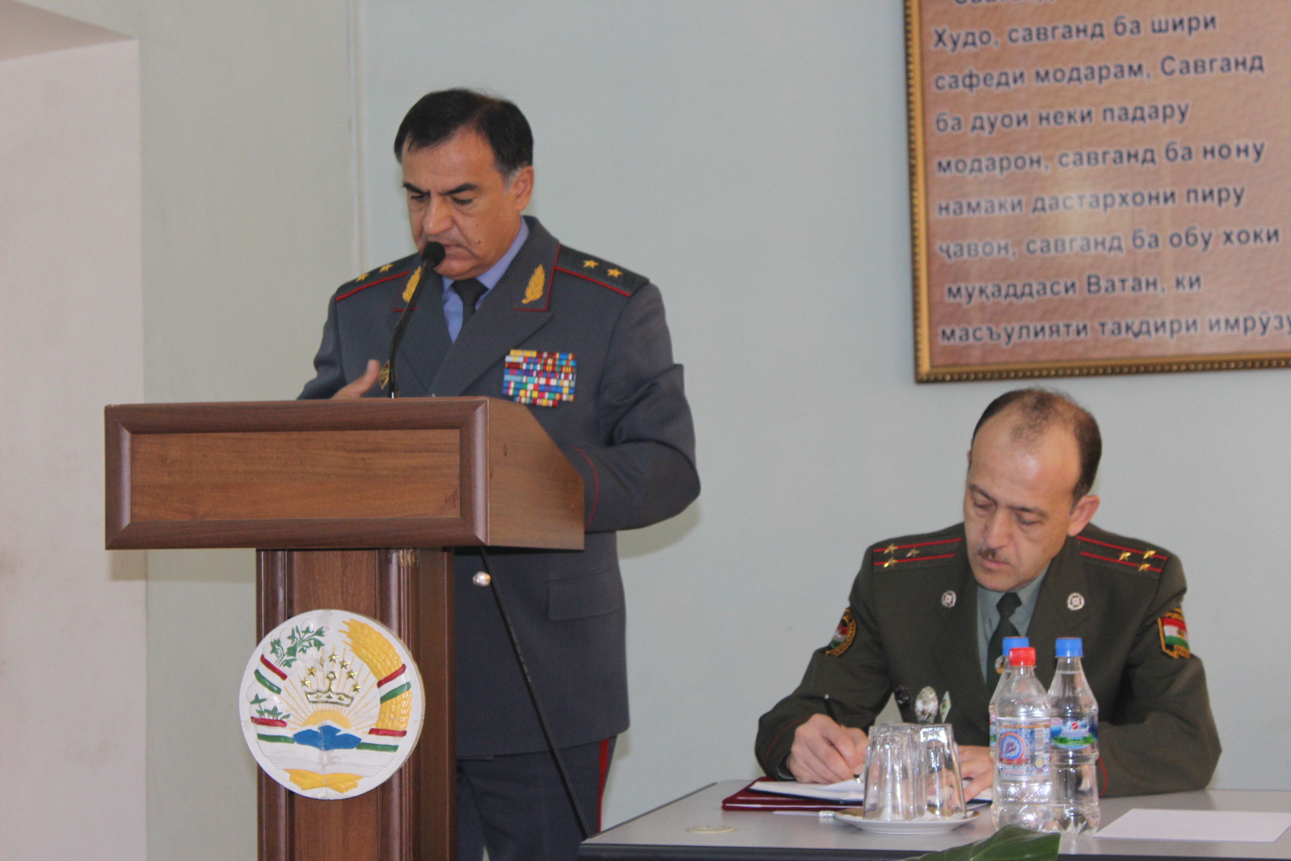 Генерал Назарзода освободил от должности глав семи районных штабов по ЧС