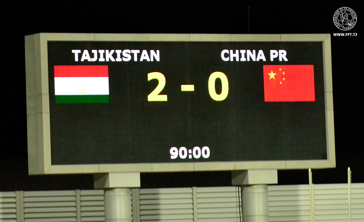 Чемпионат Азии: таджикские футболисты обыграли команду Китая