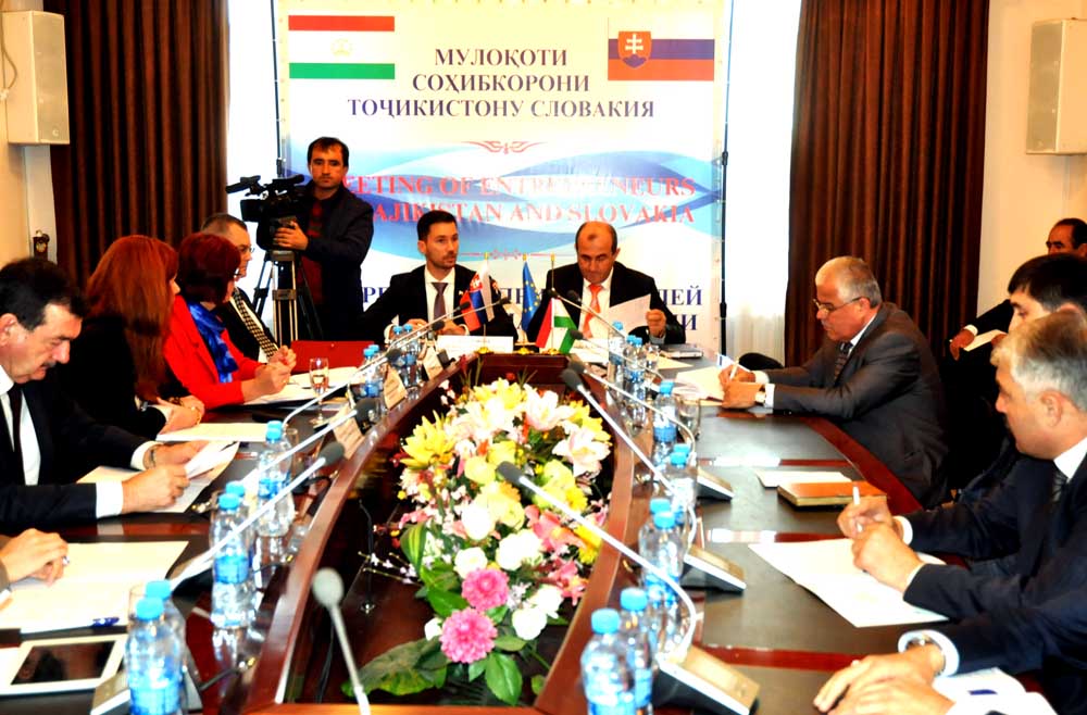 Таджикистан и Словакия обсудили возможности расширения сотрудничества предпринимателей двух стран