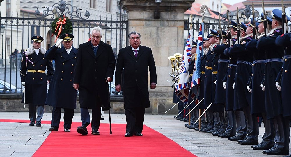 Рахмон: Чехия является надежным партнером Таджикистана на мировой арене
