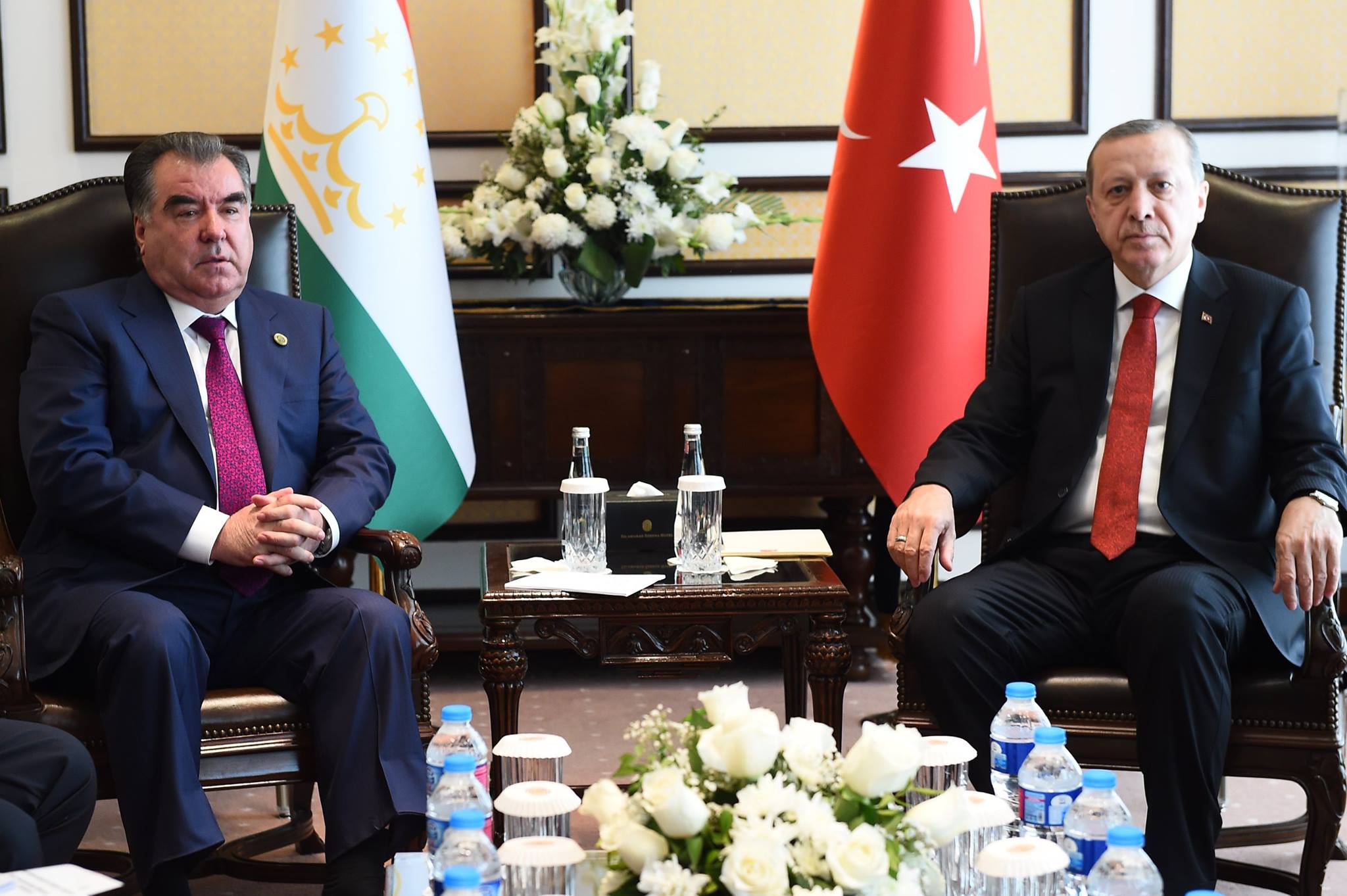 Рахмон и Эрдоган договорились о проведении первого Совета сотрудничества Таджикистана и Турции
